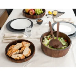 Continenta Salatbesteck Walnuss 32,5cm