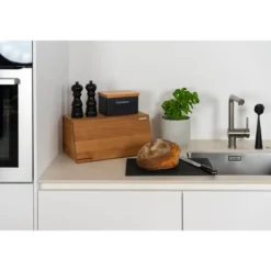 Continenta Schneidebrett 39x24x1 cm Duracore schwarz