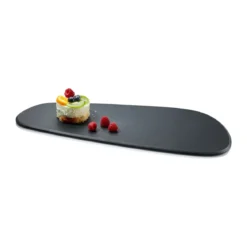 Continenta Servierbrett Duracore 49x20,7x0,9cm Pebble schwarz