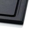 Continenta Tranchierbrett 38x27x1 cm Duracore schwarz