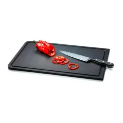 Continenta Tranchierbrett 44x30x1 cm Duracore schwarz