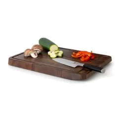 Continenta Tranchierbrett 46x33x4 cm Walnuss Stirnholz