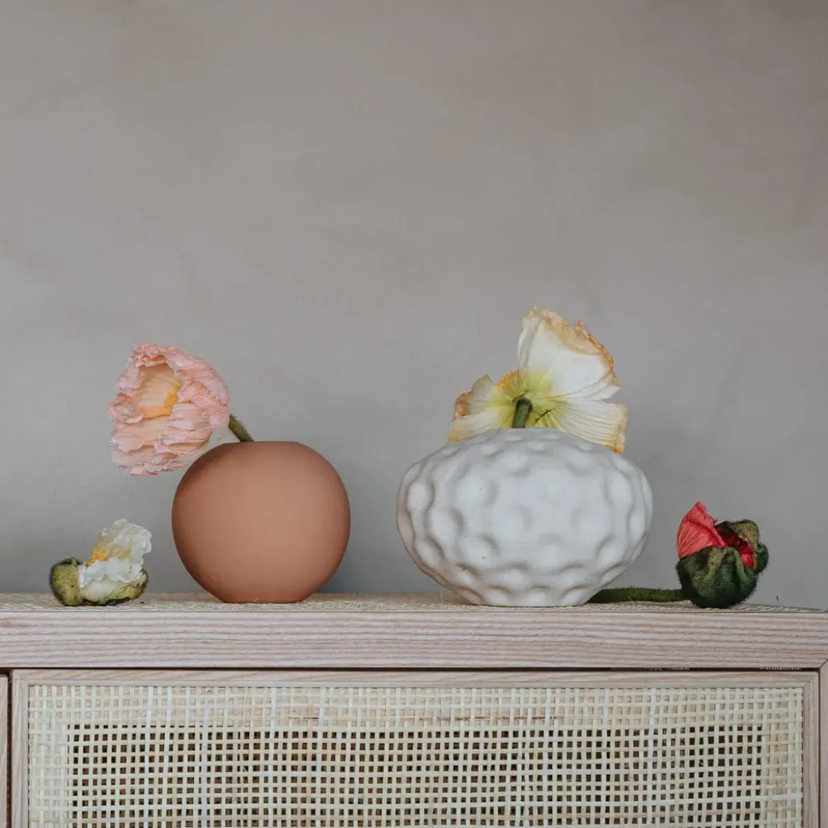 Cooee Design Vase Seedpod Vanilla H: 10 cm