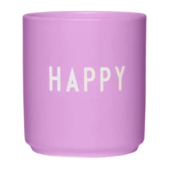 Design Letters Becher 8 cm Favourite Fashion Colour Happy lila
