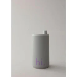 Design Letters Reisebecher hi. 0,35 l grau