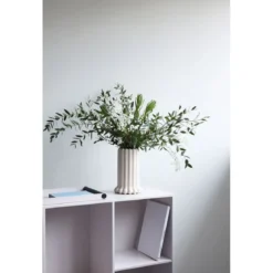 Design Letters Vase 24 cm Tubular beige