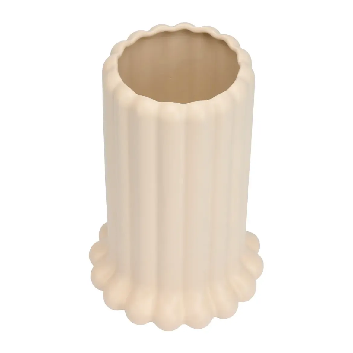 Design Letters Vase 24 cm Tubular beige