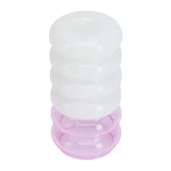 Design Letters Vase/Kerzenhalter 13 cm Bubble pink/milkwhite