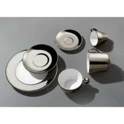 Dibbern Dessertteller 21 cm Solid Color Platin
