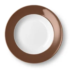 Dibbern Suppenteller 23 cm Solid Color Chocolate