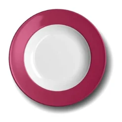 Dibbern Suppenteller 23 cm Solid Color Himbeere