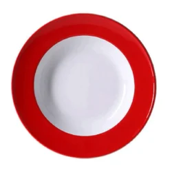 Dibbern Suppenteller 23 cm Solid Color Signalrot
