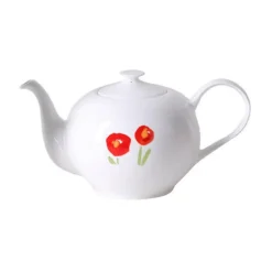 Dibbern Teekanne rund 1,30 L Impression Mohn