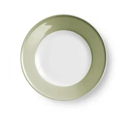 Dibbern Teller flach 21 cm Fahne Solid Color khaki