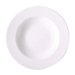 Dibbern Teller tief 23cm Bone China weiss