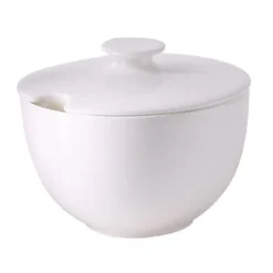 Dibbern Zuckerdose 0,25 l Fine Bone China Classic weiß
