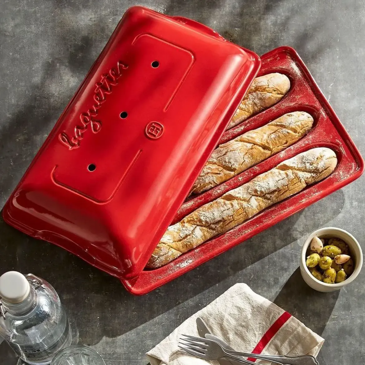 Emile Henry Baguette-Set Grand Cru 2-tlg.