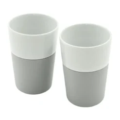 Eva Solo 2 Cafe-Latte-Becher 0,36l Marble grey