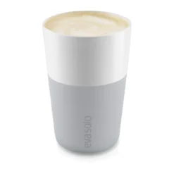 Eva Solo 2 Cafe-Latte-Becher 0,36l Marble grey