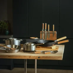 Fiskars Sautierpfanne mit Deckel 26 cm Norden Steel