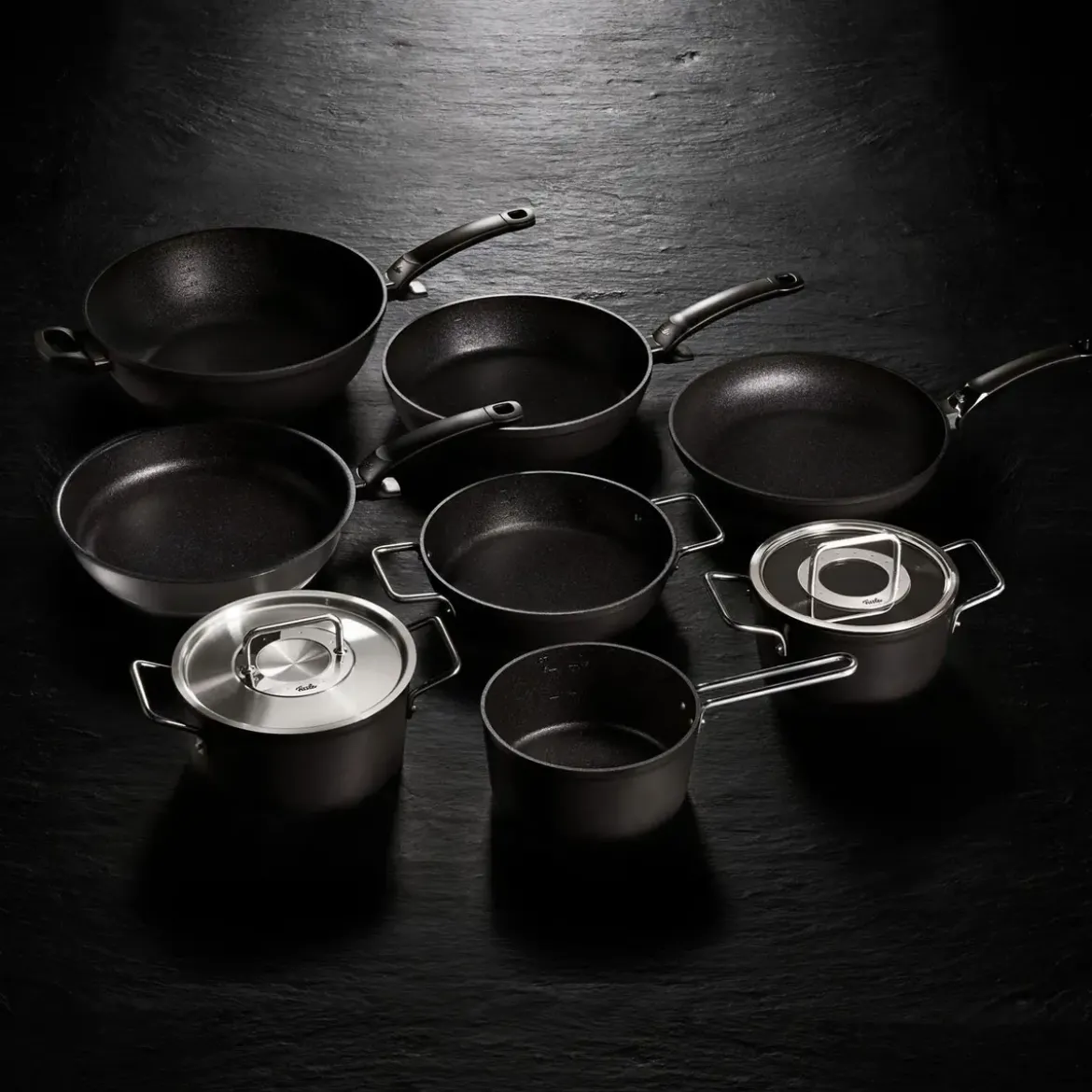 Fissler Bratentopf mit Glasdeckel 28 cm Adamant schwarz