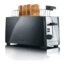 Graef TO102 4-Scheiben-Toaster 38x16x19 cm 1380 W schwarz
