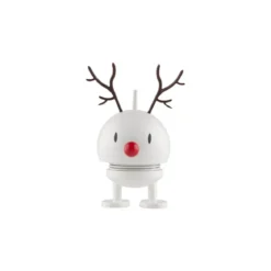 Hoptimist Reindeer Bumble 9 cm Weiß
