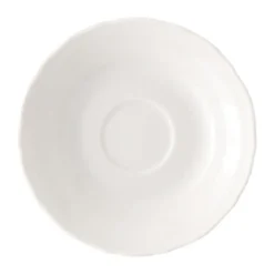 Hutschenreuther Café au Lait Untertasse 16 cm Maria Theresia Weiß