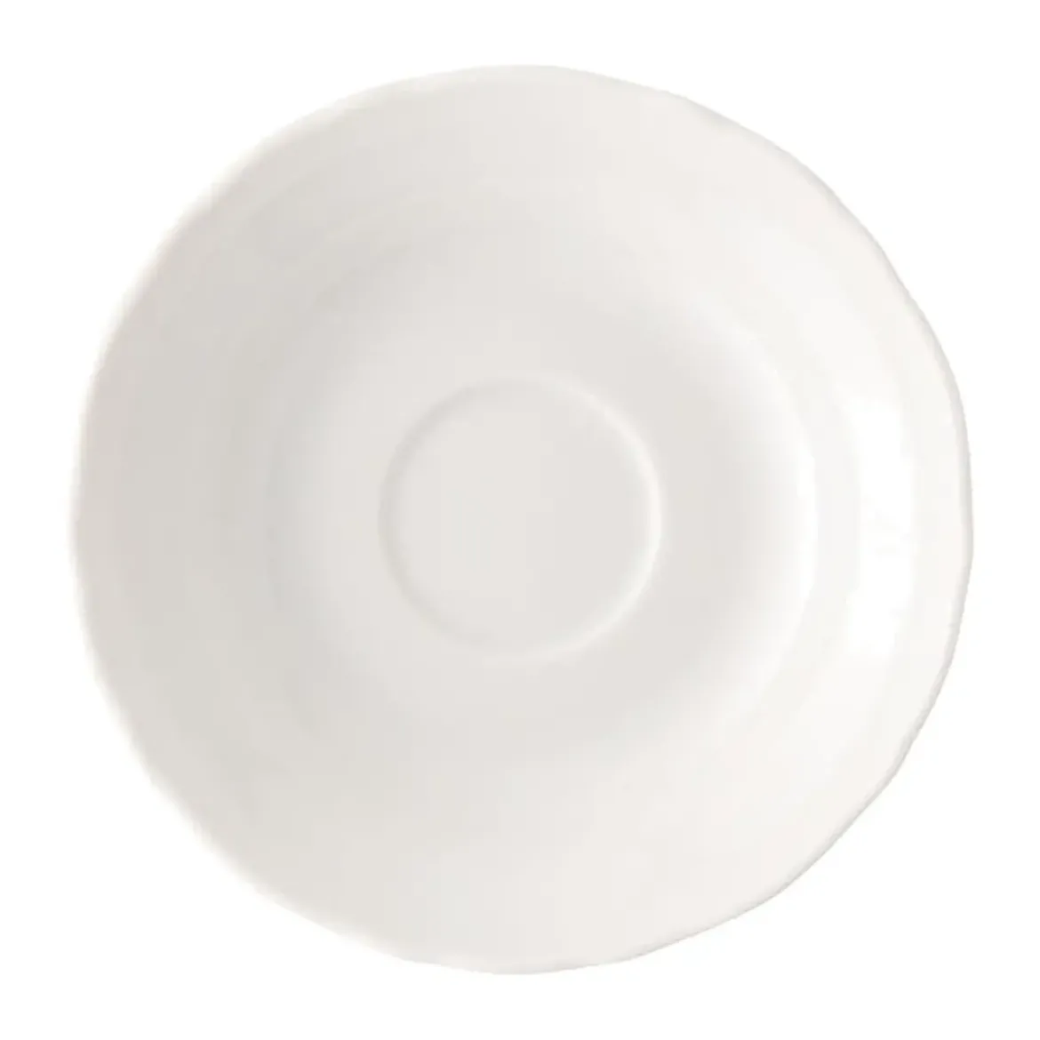Hutschenreuther Café au Lait Untertasse 16 cm Maria Theresia Weiß