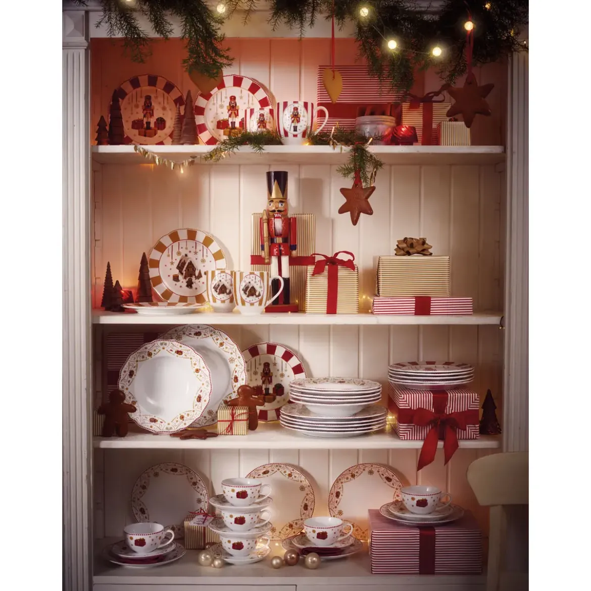 Hutschenreuther Geschirr-Set 4-tlg. Christmas Love Red