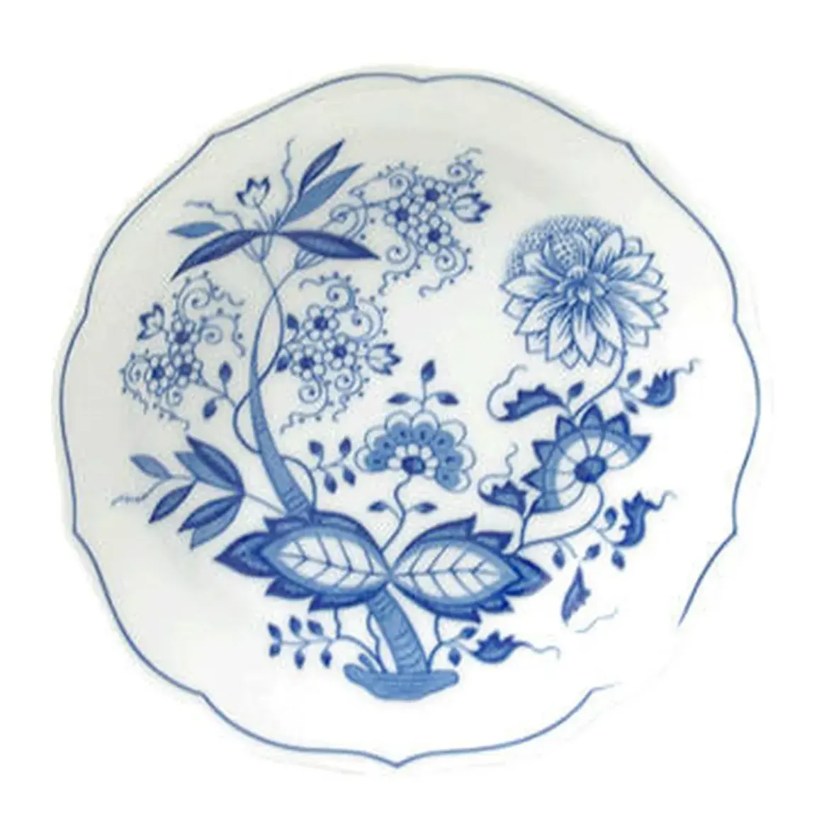 Hutschenreuther Kaffee-Untertasse 14 cm Blau Zwiebelmuster