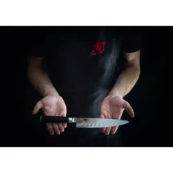 Kai Santokumesser Shun mit Kullenschliff 18 cm