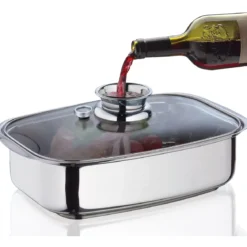 Küchenprofi Aromabräter/Dampfgarer 36cm Edelstahl