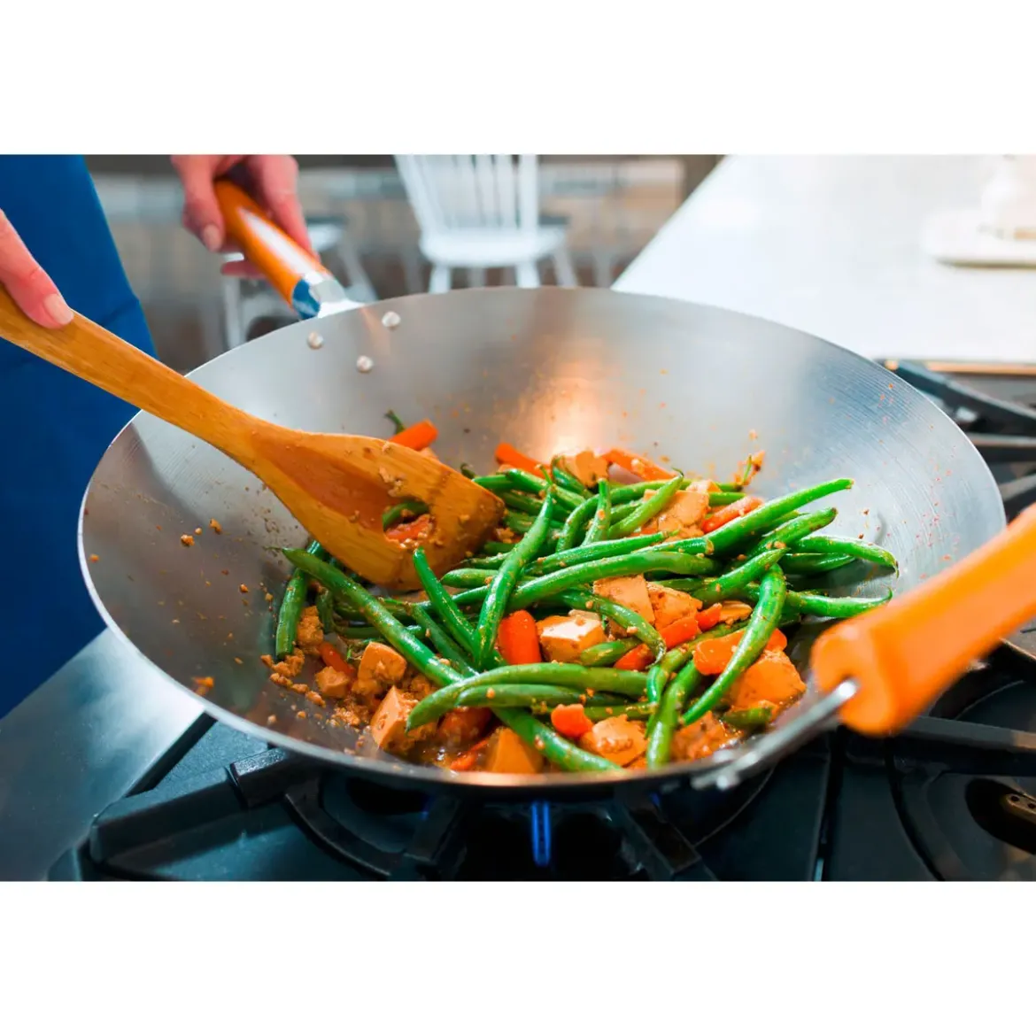 Ken Hom Wok 36 cm Excellence silber