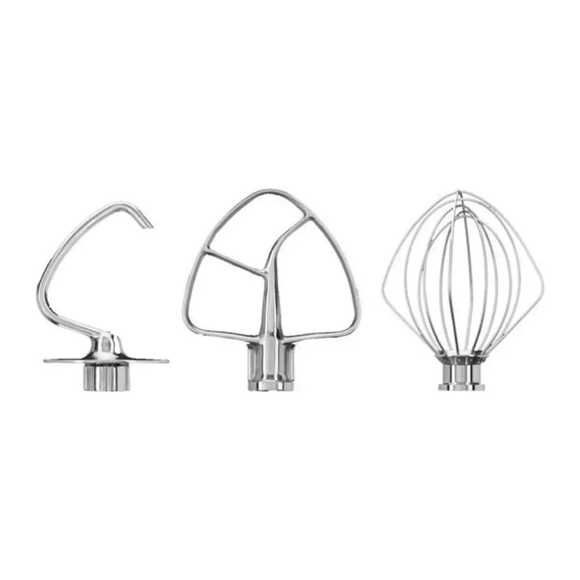 KitchenAid Edelstahlrührer 3er Set zu Küchenmaschine