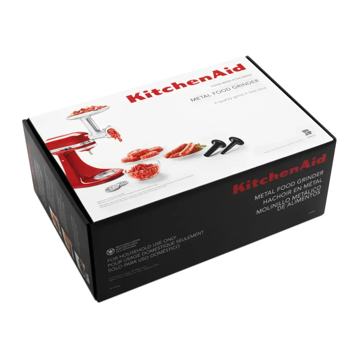 KitchenAid Fleischwolf Ganzmetall zu Küchenmaschine