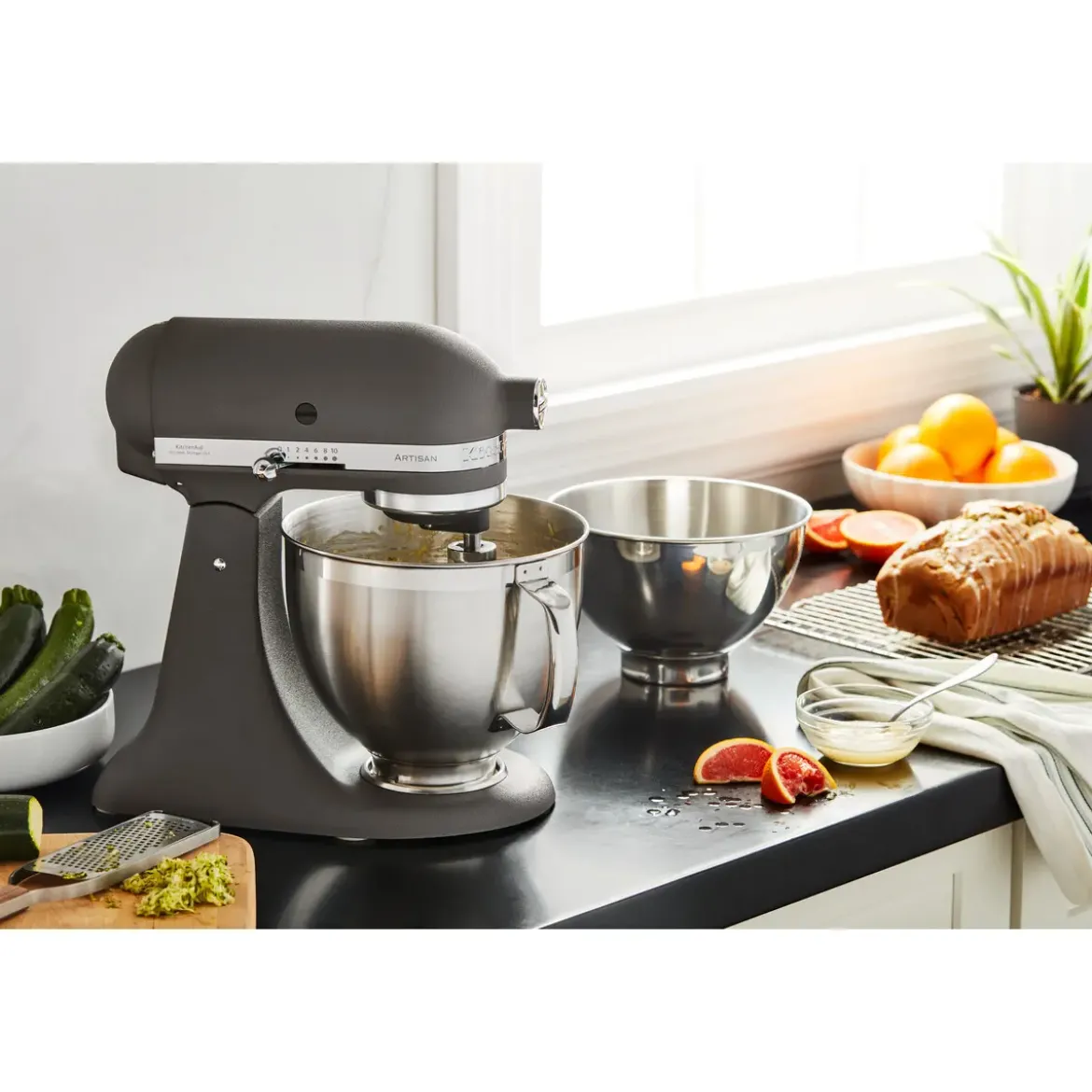 KitchenAid Küchenmaschine 4,8 l 300 W Artisan Premium Imperial Grey
