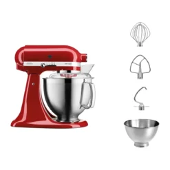 KitchenAid Küchenmaschine 4,8 l 300 W Artisan Premium Empire Rot