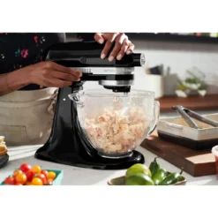 KitchenAid Küchenmaschine 4,8 l 300 W Artisan Premium Onyx Schwarz