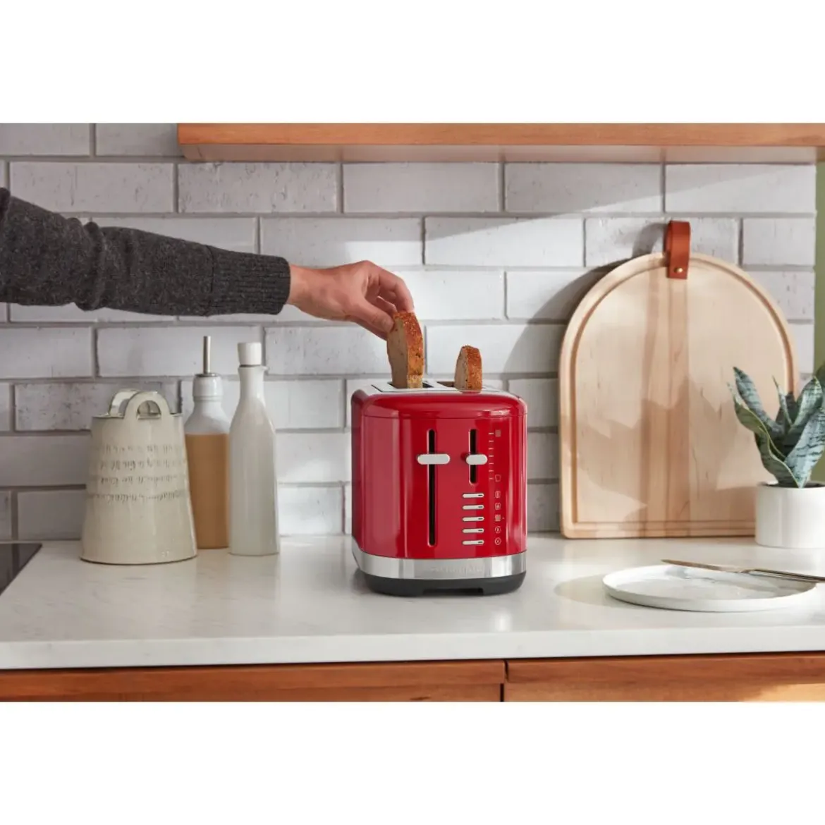 KitchenAid 2-Scheiben-Toaster 31 cm 980 W Empire Rot