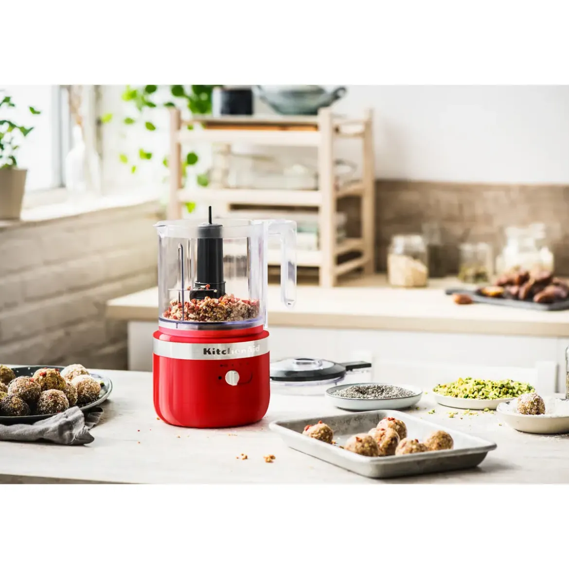 KitchenAid Zerkleinerer 1,2 l Empire Rot