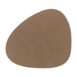 LINDDNA Glasuntersetzer 11x13 cm Curve Nupo brown