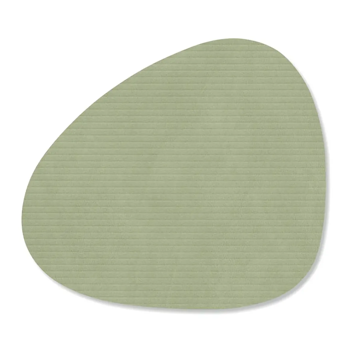 LINDDNA Glasuntersetzer 11x13 cm Curve Corduroy olive green