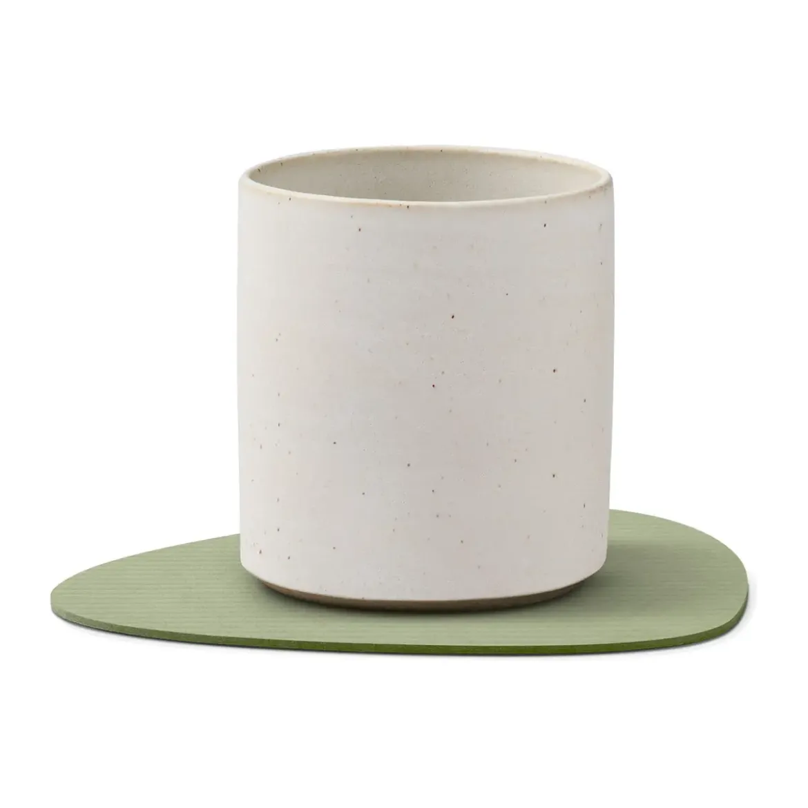 LINDDNA Glasuntersetzer 11x13 cm Curve Corduroy olive green