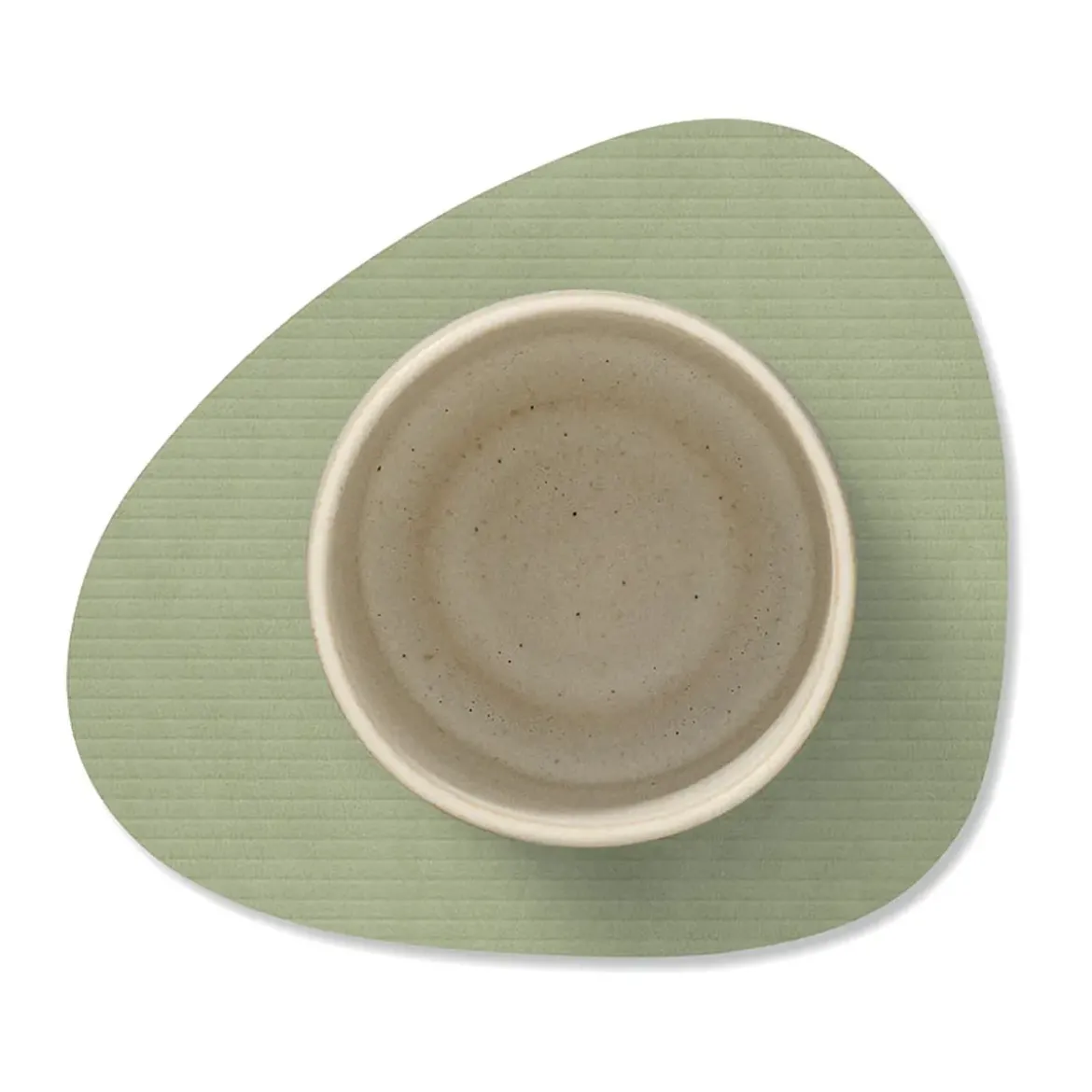 LINDDNA Glasuntersetzer 11x13 cm Curve Corduroy olive green