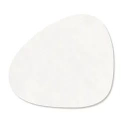 LINDDNA Glasuntersetzer 11x13 cm Curve Nupo pure white