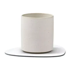 LINDDNA Glasuntersetzer 11x13 cm Curve Nupo pure white