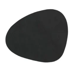 LINDDNA Glasuntersetzer 11x13 cm Curve Nupo black