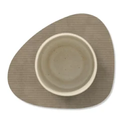 LINDDNA Glasuntersetzer 11x13 cm Curve Corduroy nomad grey