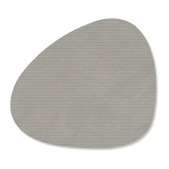 LINDDNA Glasuntersetzer 11x13 cm Curve Corduroy light grey